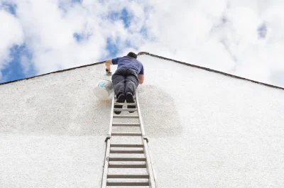 Peinture extérieure à Gros-Chastang — façades et ravalement
